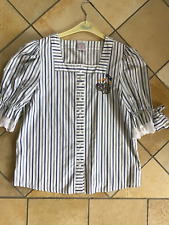 Vintage Trachtenbluse Gr 38 Hess Frackmann