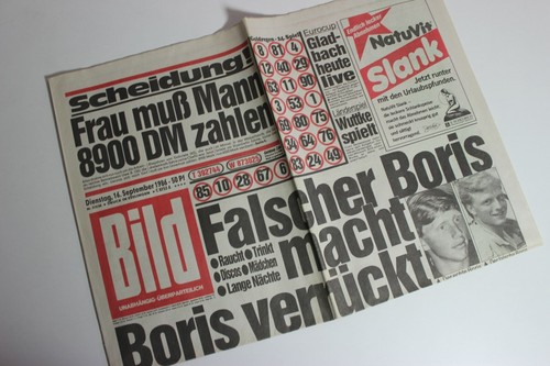 Bildzeitung 1986 - bildzeitung, 16.09.1986