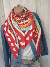 Schal Dreieck Tuch Baumwolle