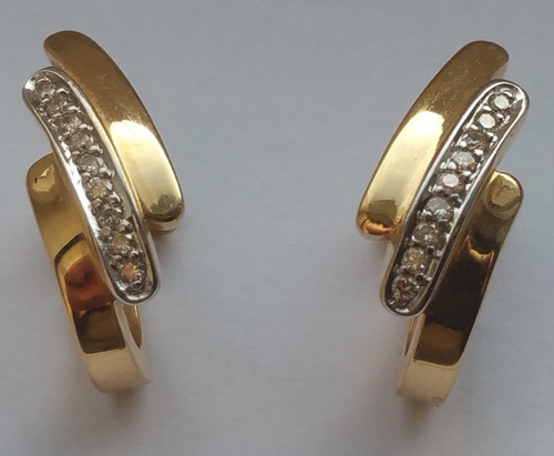 Brillant ohrringe 18ct - si, /