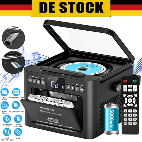 Tragbarer player radio - tragbarer, fm-radio