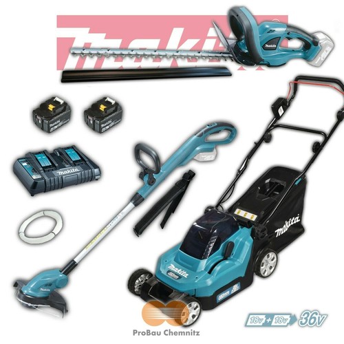 Makita akku garten set - akku, dlm382