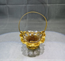 ? Miniatur Blumen Körbchen, Naturholz, mit einem Kunststoffeinsatz - Vintage -