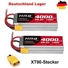 2x HRB 4000mAh 6S XT90 Lipo
