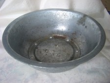 Zinkblech Pflanzschale Pflanztopf Blumenschale Blumentopf  Schüssel 29cm