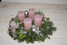 Adventskranz frisch