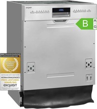 Einbau-Geschirrspüler 60cm Edelstahl teilintegriert 14 Maßgedecke 42dB