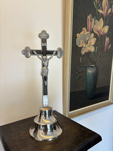 Vintage silberfarbenes jesus - silberfarbenes,
