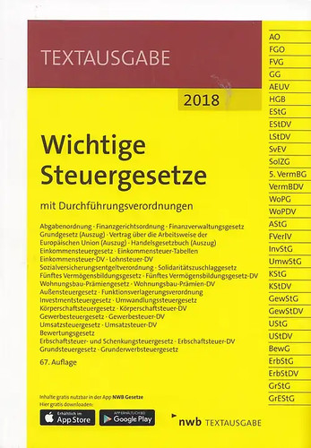 Wichtige steuergesetze mit - steuergesetze.,