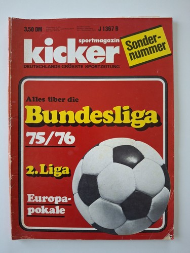 Kicker sondernummer bundesliga - kicker,