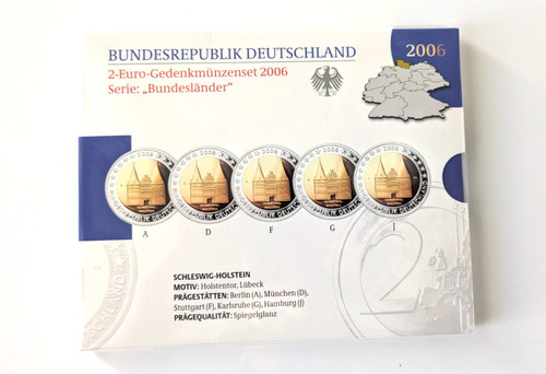 Euro gedenkmünzenset serie - gedenkmünzenset,