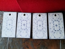 Antike FRÜHSTÜCKSBRETTER Strohblume _ VILLEROY & BOCH  4 Stück