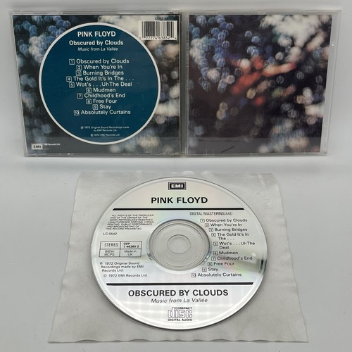 Pink floyd obscured clouds - pink, by