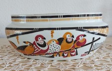 Vase Jardiniere K&G Luneville France Bagdad Art Deco Design Geo Condé oval