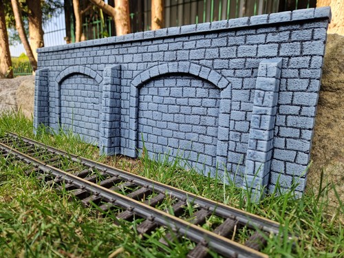 Gartenbahn arkadenmauer spur - gartenbahn,
