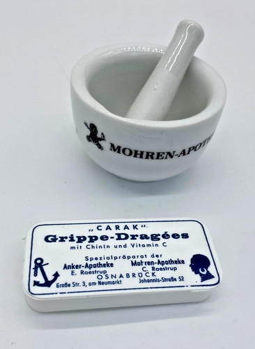Vintage porzellan mörser - vintage, porzellan-mörser