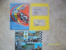 44. Schleizer Dreieck Programmheft+Post-Eintrittskarte 1977