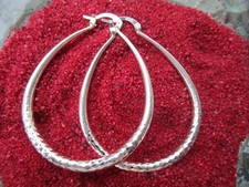 925 Silber XXL Creolen ca51 mm