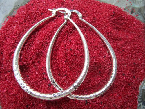 925 silber xxl creolen - xxl, mm