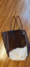 Handtasche Kuh Fell Tragetasche Henkeltasche Ledertasche