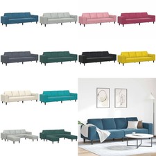 Sofa Set Samt Wohnzimmer Couch