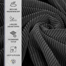 Cord Stoff Dicker Rippenstoff