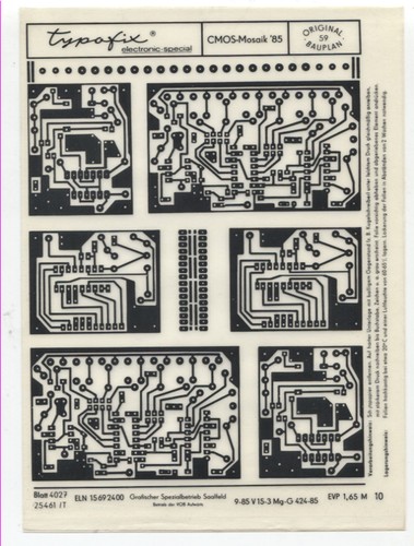 Typofix 4027 cmos mosaik 85 - typofix, |