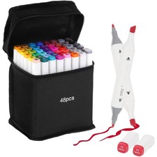 48 Farben Alkoholmarker Set