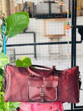 Preiswerte Leder Reisetasche