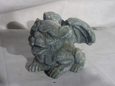 Gargoyle Gartenfigur, ca. 11,5cm hoch aus Stein Vintage.