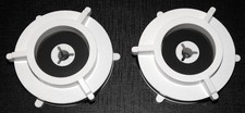 1 Set (2Stück) NAB Adapter weiss Revox Bauart für 26,5cm Aluspulen Neuwertig
