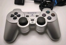 Original Sony Playstation 2 Dualshock Silber Controller 100% Ok PS2