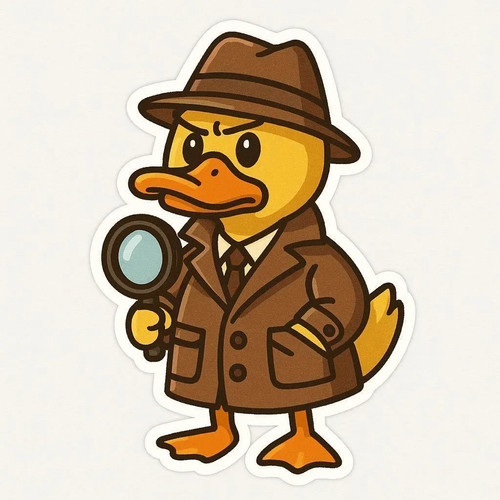 Detektiv ente 9x9 - detektiv,