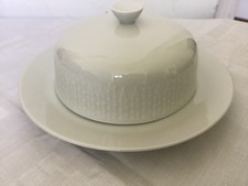 Hutschenreuther Serie Exzellent weiss Butterdoseo. Käseglocke