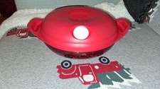 Tupperware MicroFix Behälter oval  700 ml rot tupper mikrowelle tupper 
