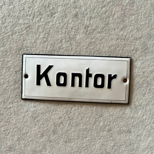 Alte emailschilder kontor - alte, "kontor"