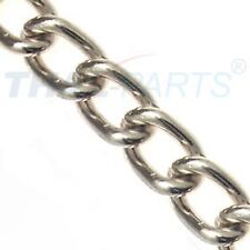 10m Gourmettekette 2,5mm Stahl