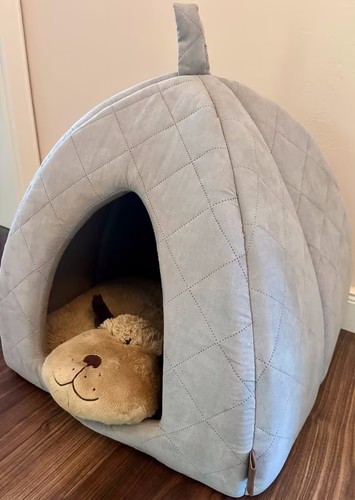 Hundehaus indoor velour incl - hundehaus,
