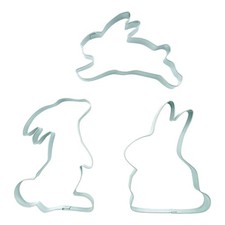 3 Osterhasen-Ausstecher aus
