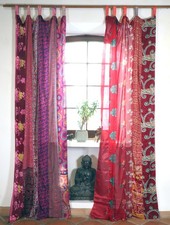 Seidiger Vorhang / Gardine ( 1