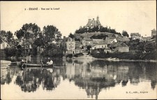 Ak Erigné Maine et Loire, Vue sur le Louet - 2890096