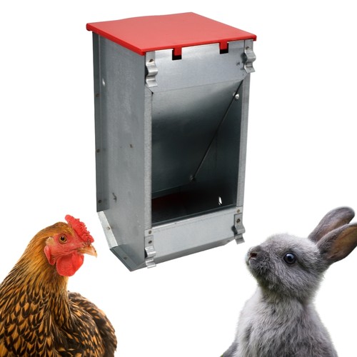 Hühner futterautomat mit - hühner,