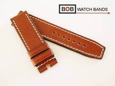 BOB ECHTLEDERBAND MARINO HANDMADE FÜR BREITDORNSCHLIESSE 24-24 mm Cognac BRANDY