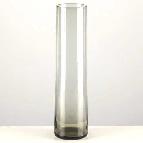 Rauchglas glasvase schmal - glasvase,