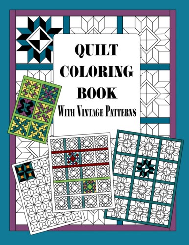 Quilt coloring book vintage - coloring,