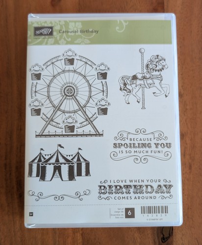 Stempelset carousel birthday - stempelset, birthday"