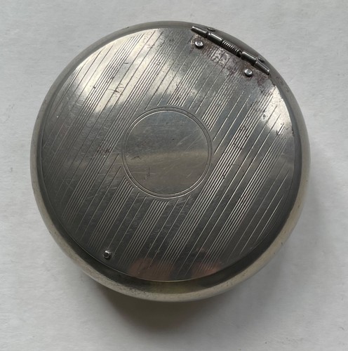 Tabakdose rund metall - rund, metall/blech