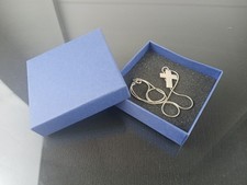 Kleine Halskette silber mit Kreuz als Geschenk für Kommunion (Nr. 153)