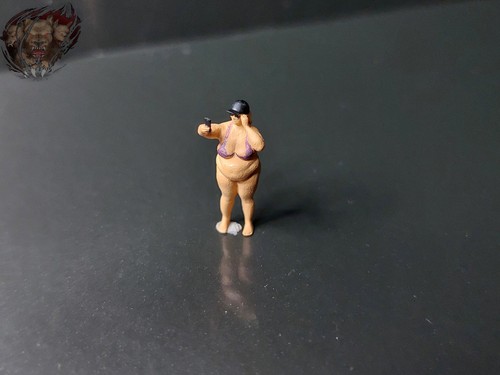 Dicke frau smartphone - 1/87,