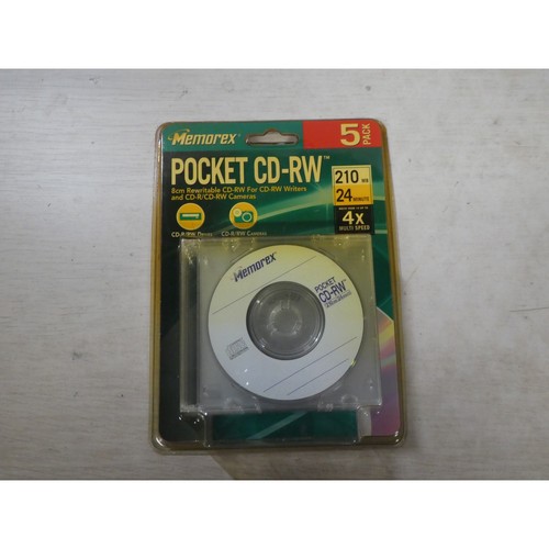 Memorex pocket 8cm 210mb - pocket, cd-rw